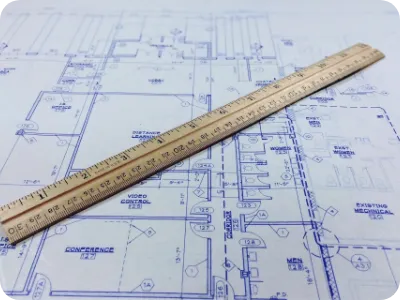 設計図とものさし