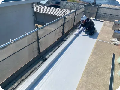 施工作業中の写真